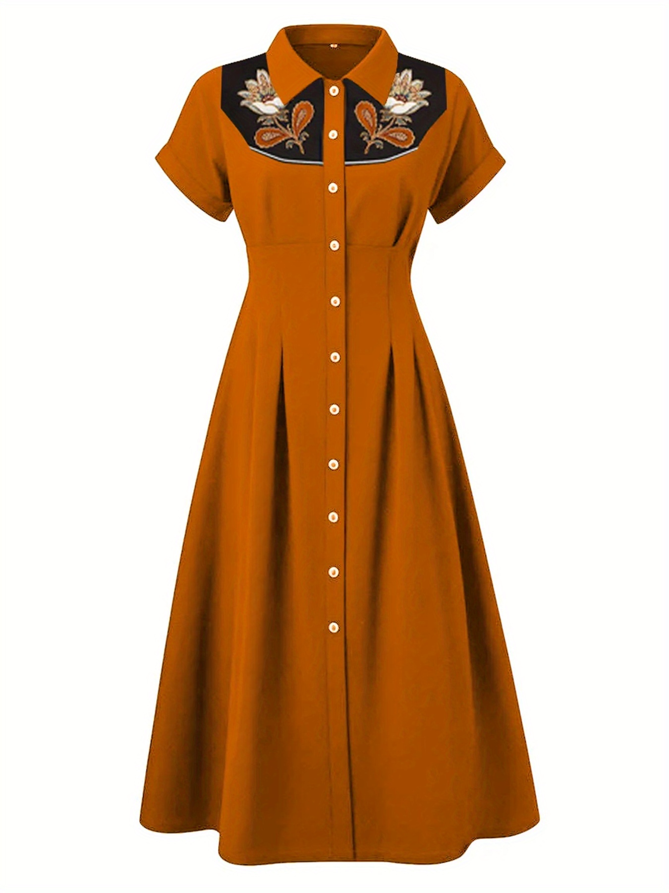 retro theme dress STELLA Vintage Inspired Swing / Custom Made 50s Made to Measure Pinup Clothing 100% cotton Vintage Western Dress in Green