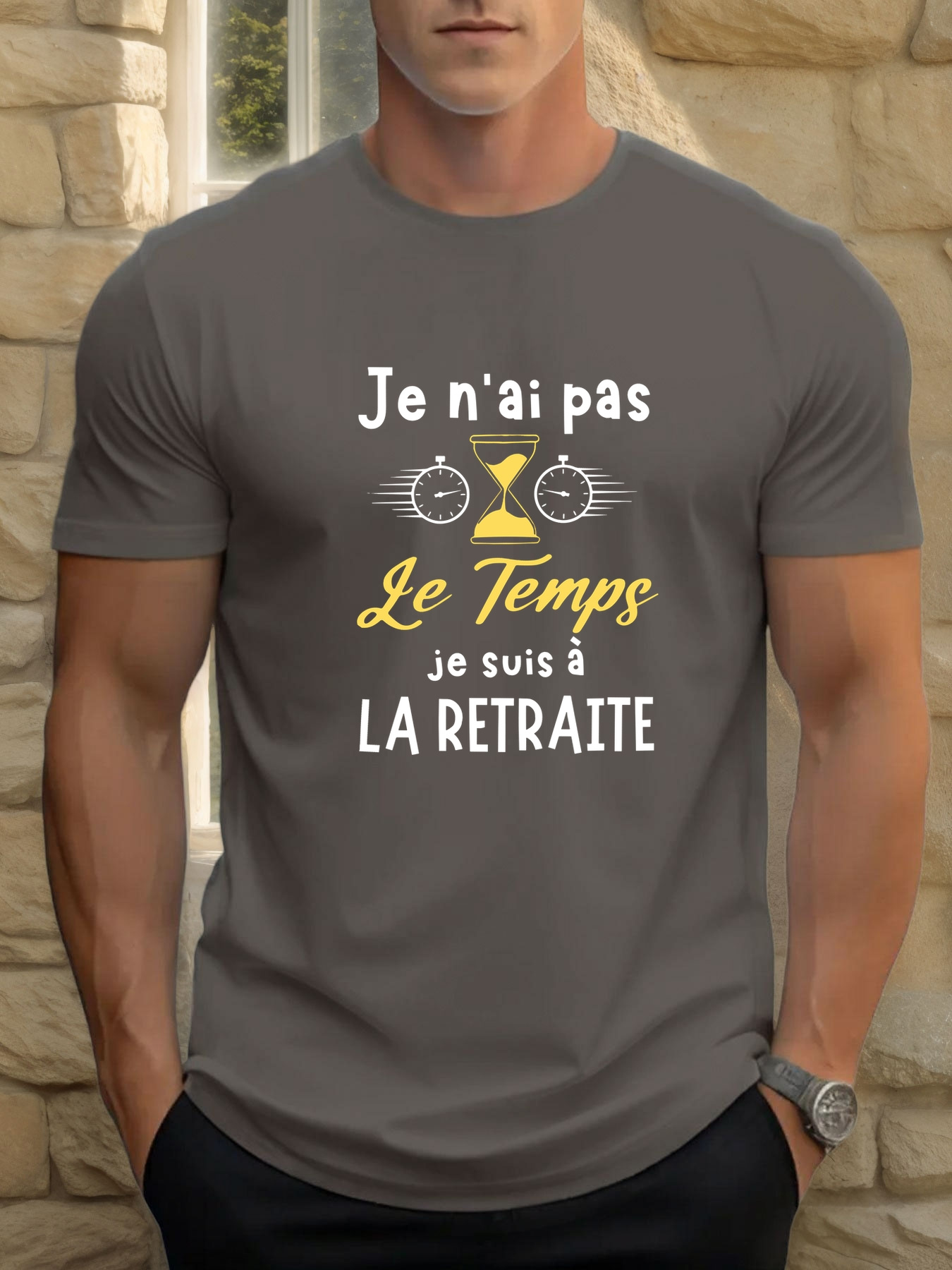 men's time 'm retired