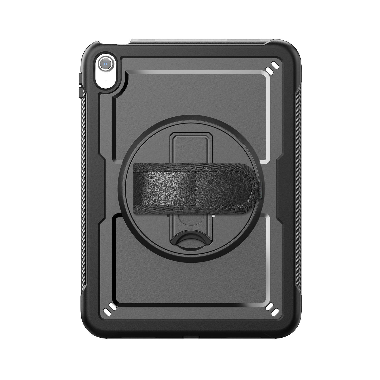 TEMU Shockproof Case For Ipad 10th Gen 10.9 2022 A2696/ipad 11th Gen A16 2025 A3354, Pc+tpe Full Body Protective Cover, Rotating Stand And Pencil