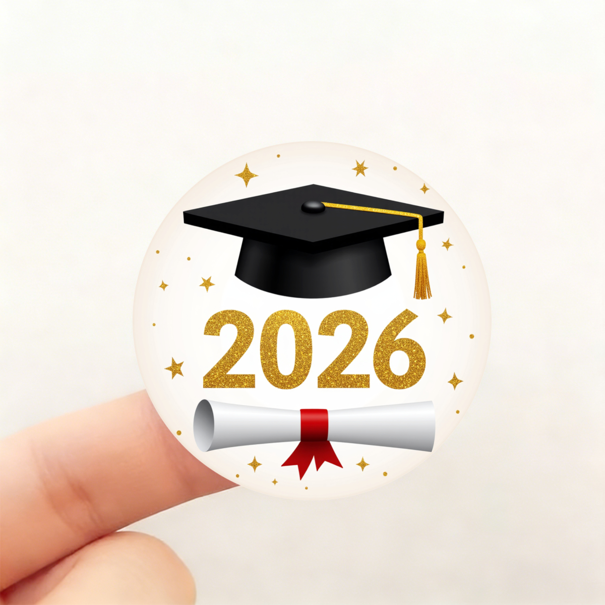 TEMU /96/140 Pezzi Adesivi Toga di Laurea con Nappa 2026 Diploma Rotolo Nastro Design Glitter per Decorazioni Festa di Laurea Regalo Festa Scuola