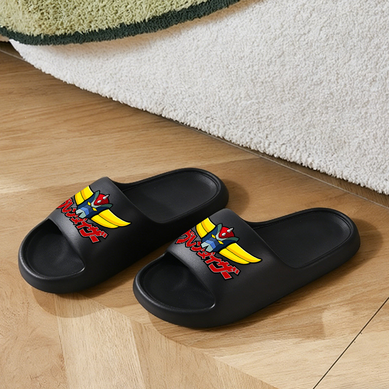 TEMU 1 Paire de Chaussons d'Intérieur Grande Taille Imprimés Robot , Chaussons de Balcon, Chaussons de Salle de Bain, Légers et Respirants,