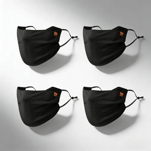 4pcs face mask breathable washable face mask suitable for bicycle running cycling hiking travel