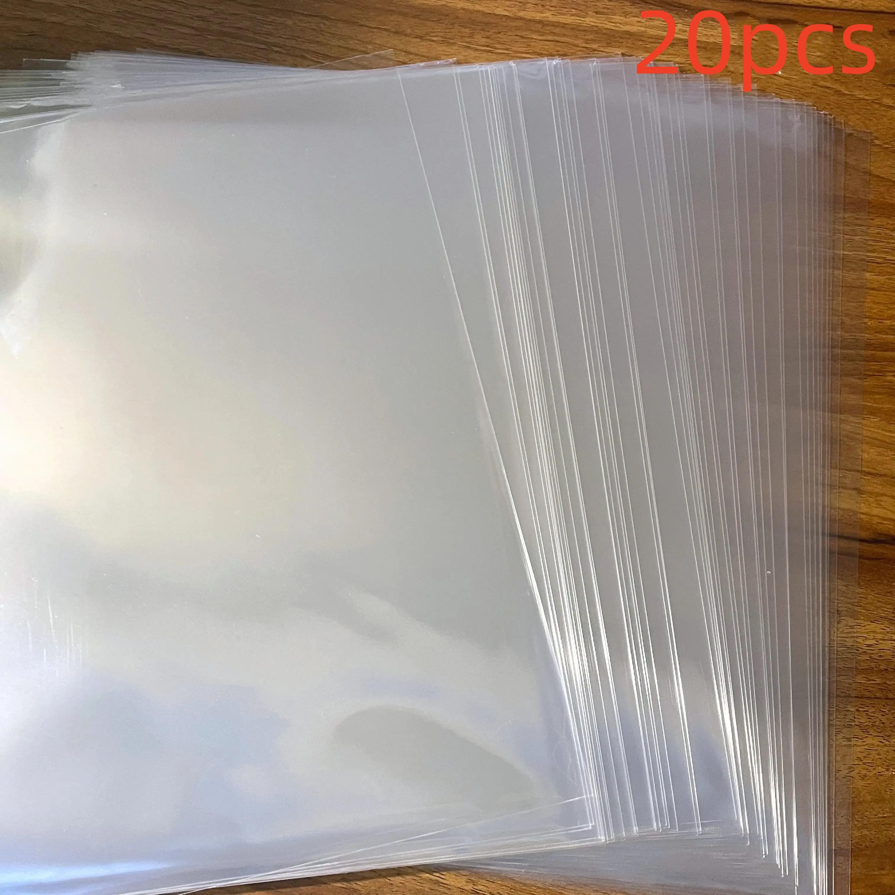 20 40pcs 12inch vinyl record protector transparent pvc set storage bags full protection for lps boxes and sets lightweight and durable polyethylene material ideal for music enthusiasts album protective sleeves   lightweight