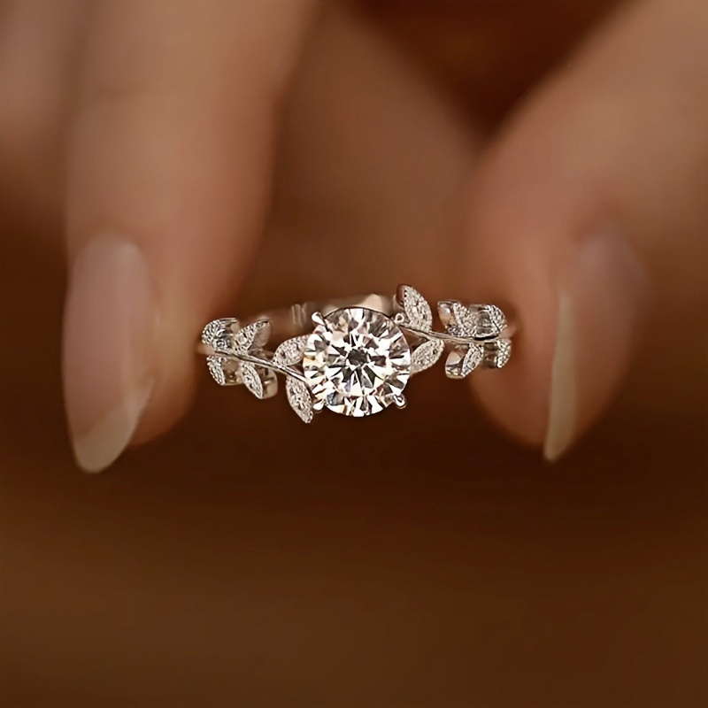 Women's Synthetic Zirconia Rings, Available in 5 Sizes
