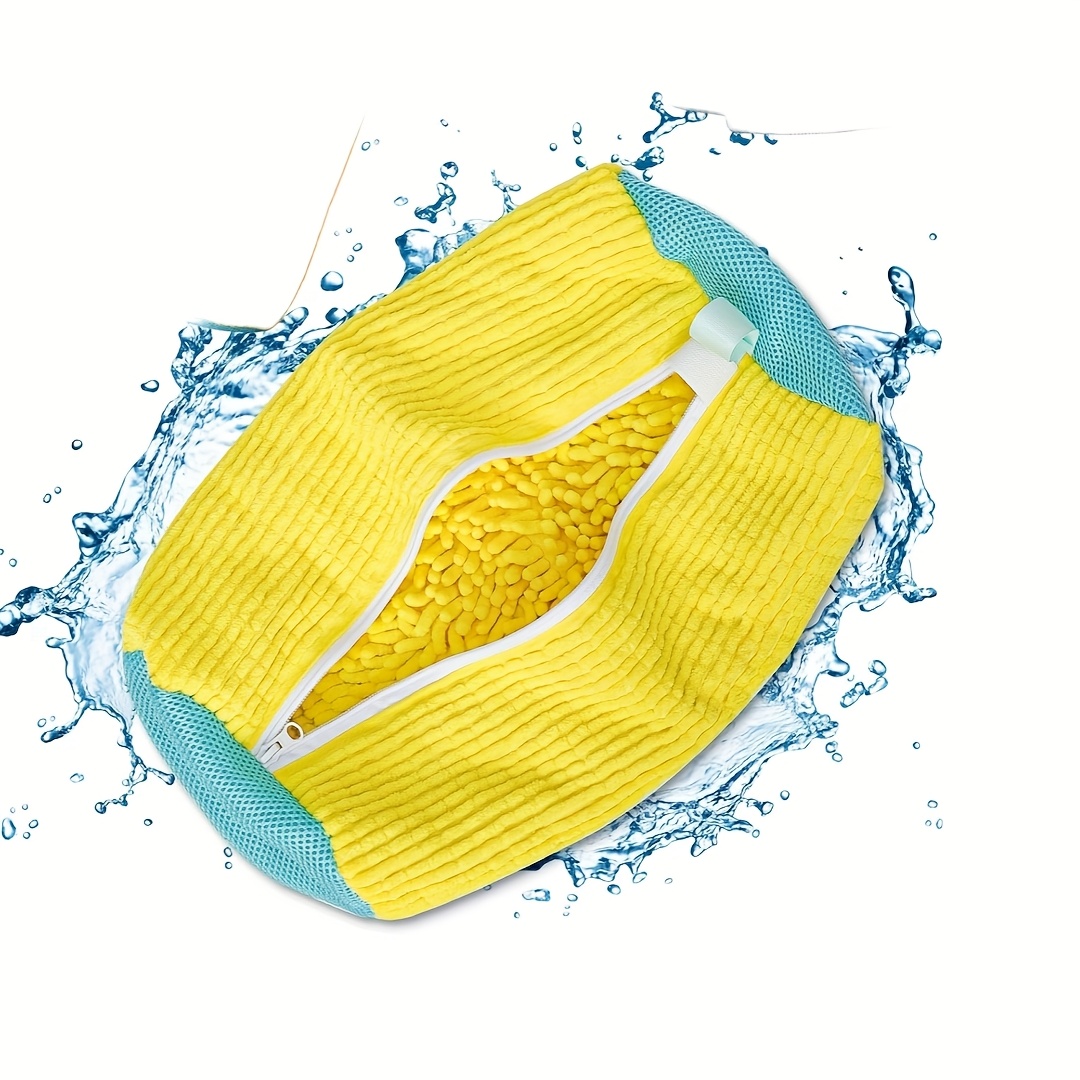 Image of Shoe Washing Machine Bag, Laundry Shoe Bag For Washer And Dryer, Sneaker Washing Machine Bag, Shoe Washing Bag For Most Shoe Types(yellow 1pc), Laundry Bags