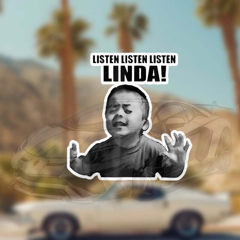 listen   gift decorations vinyl stickers laptop decal water bottle sticker