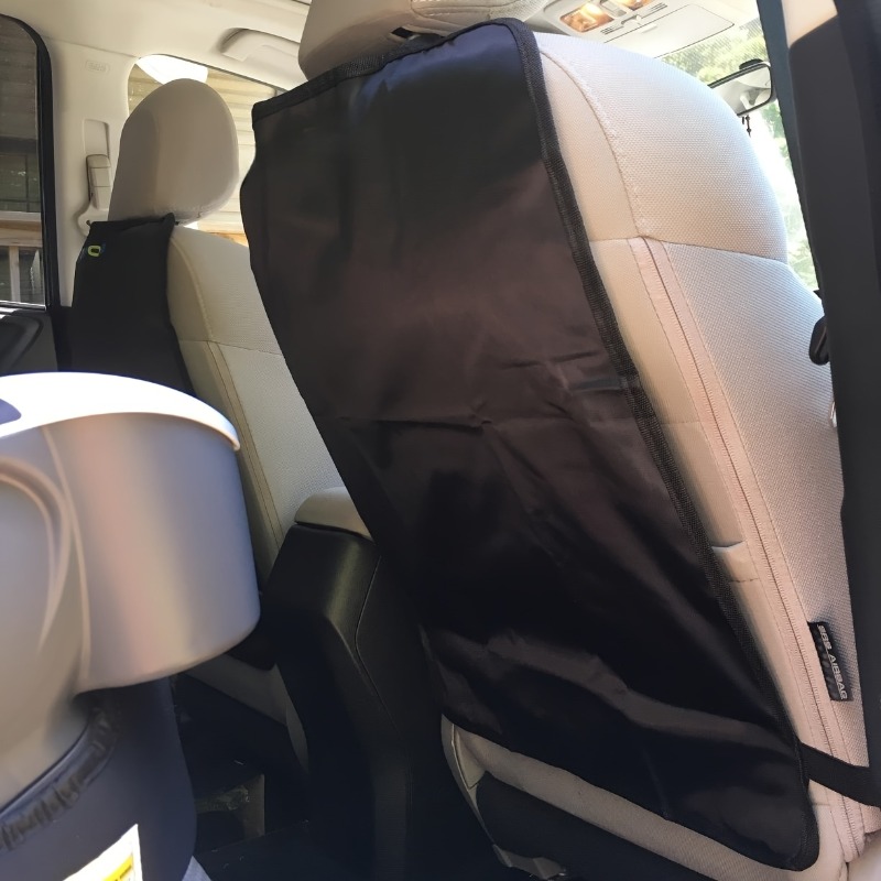 TEMU Rear Seat Protector, High-quality Floor Mat Rear Seat Protector Pad, Durable Car Seat Back Protector Pad, Protects Vehicle From Dirt And