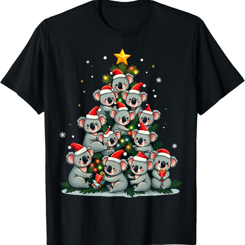 

Koala Christmas Tree Holiday Cute -shirt Christmas Gifts, Merry Christmas