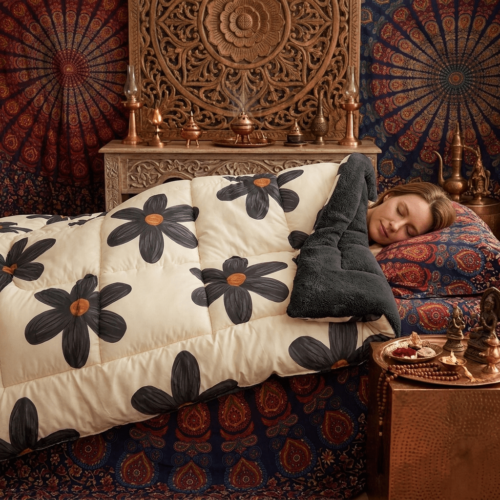 Image of Luxurious Soft Thick Warm Comforter Microfiber-filled Bedspread Machine Washable For .