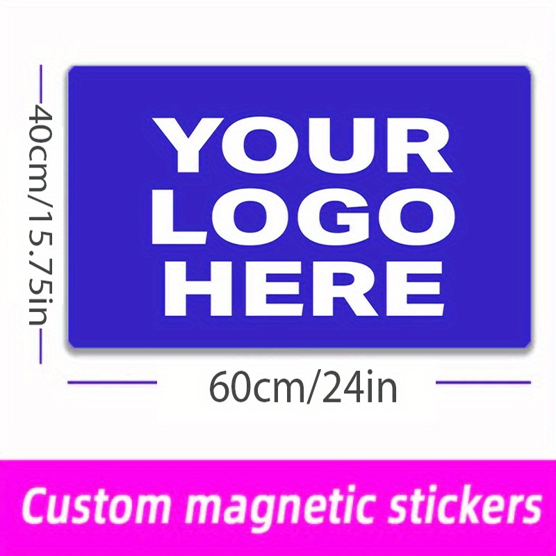 TEMU 2pccustom Magnetic Car Signs, Day For Business Advertising And Vehicle Promotion, Logo For Van Tru