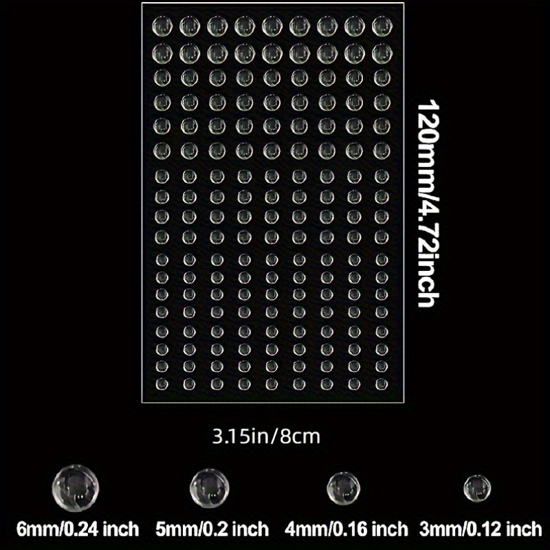1pc High-definition Raindrop Self-adhesive Transparent Sticker - Round Water Drop Resin Bead, Suitable For Nail Art Stickers, Scrapbooks, Card Making, And Craft Decoration