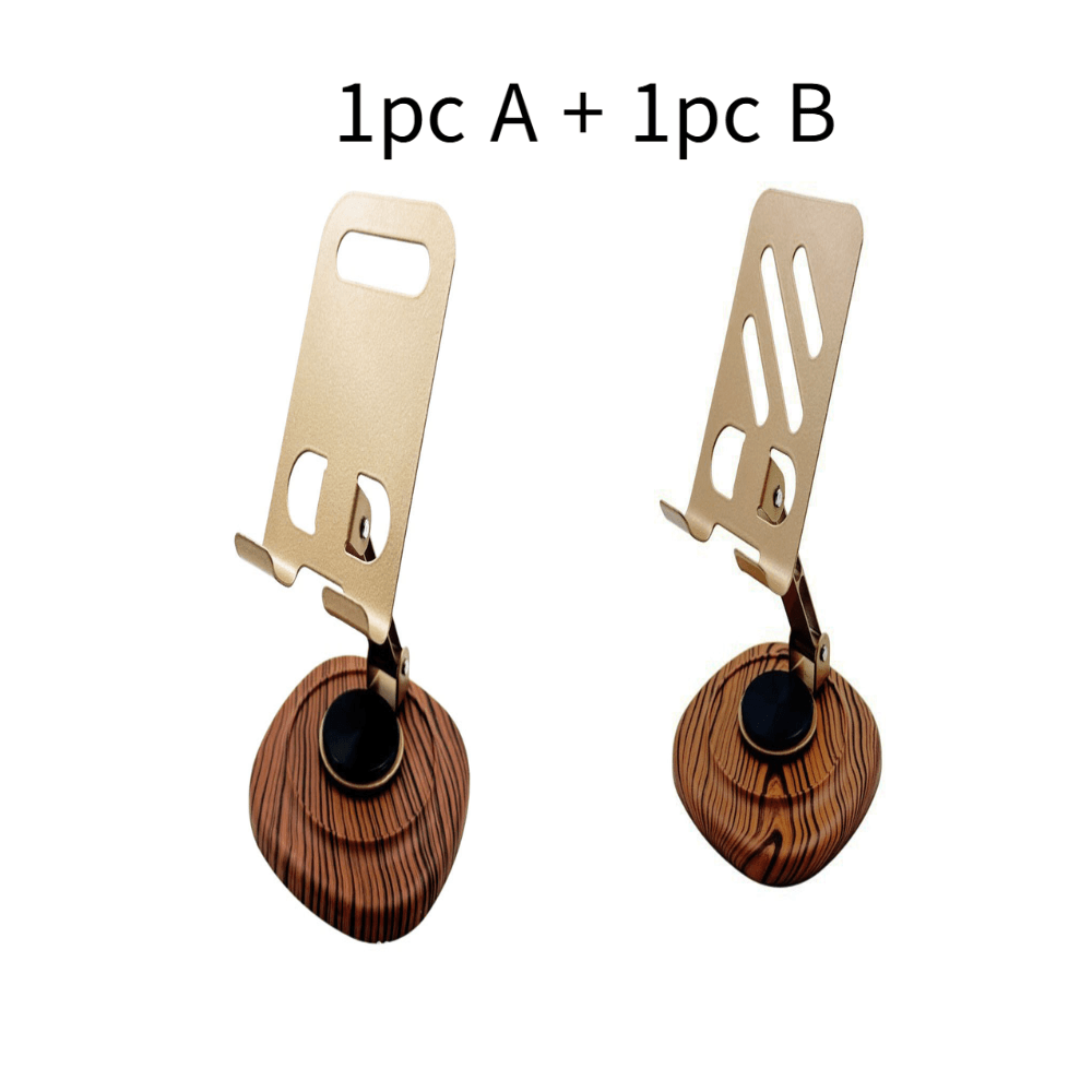 TEMU 2pcs Desktop Phone Holder 360 Degree Rotation Sturdy Adjustable Tabletop Phone Stand, Foldable Phone Holder, Suitable For All Phones