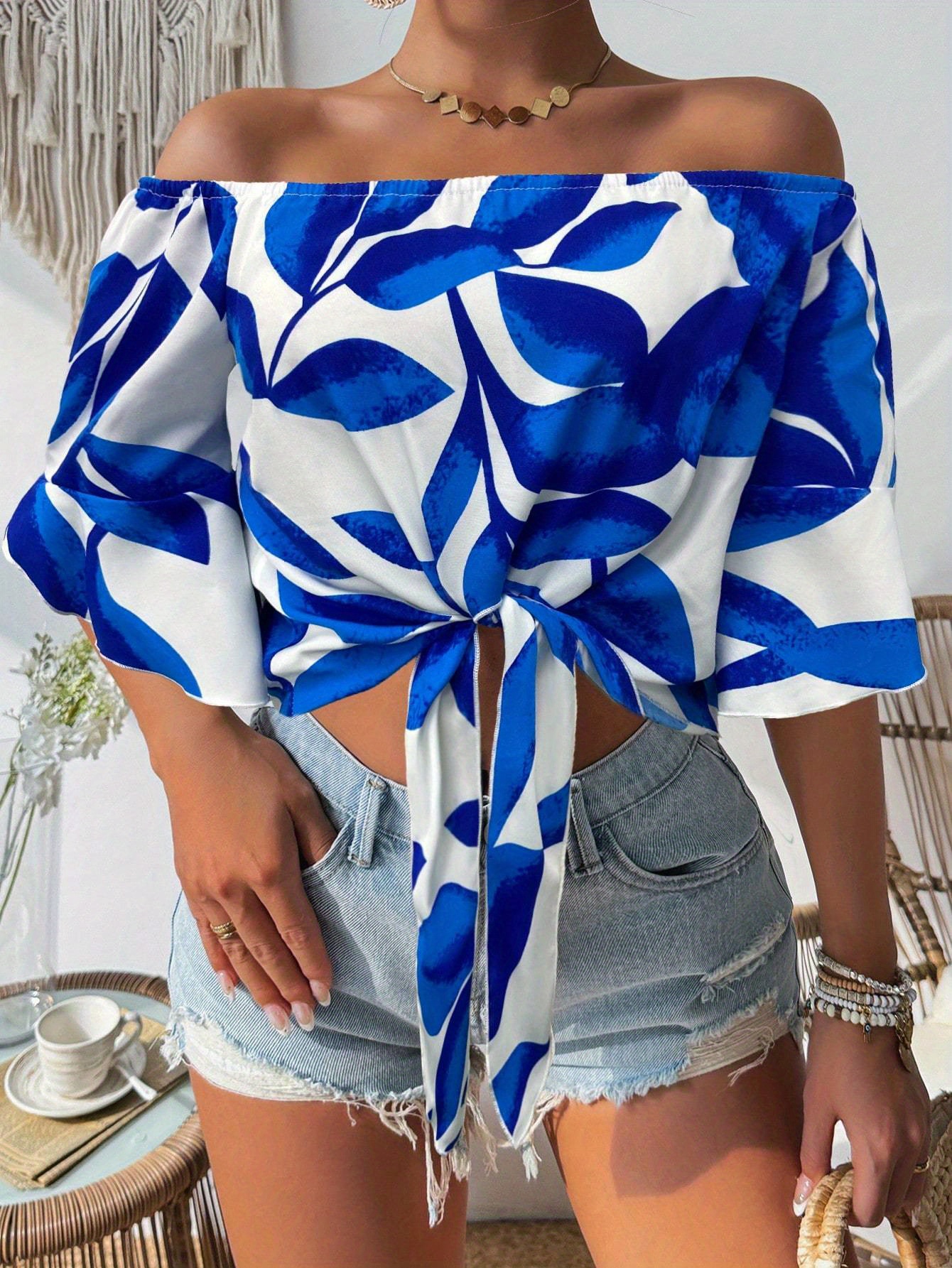 Floral Modas De Blusas Hawaianas Camisas Hawaianas HOTOUCH Para Mujer, Con  Botones, Casual, image size:800x1066