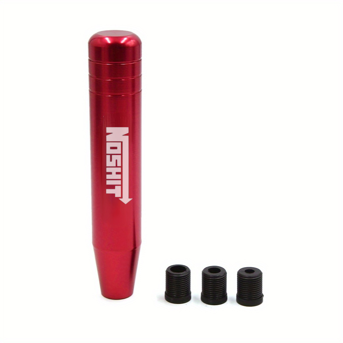TEMU Fit 18cm Aluminum Car Gear Shift Knob - Durable, For Manual