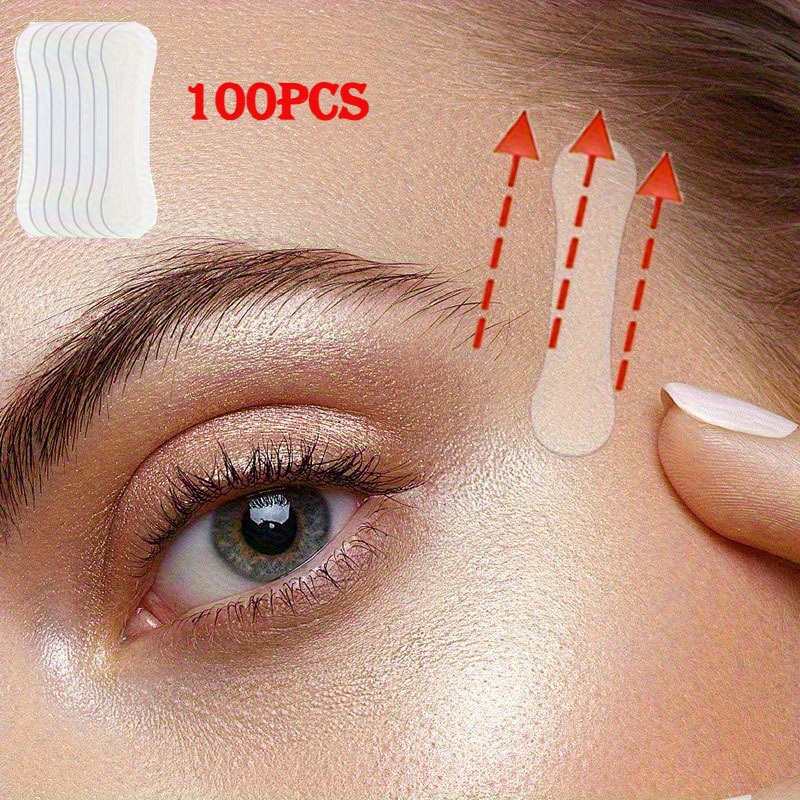 TEMU 100pcs Of Invisible Face Tightening Lifting Patch, Instant V-shaped Chin Cheek Lifting Patch