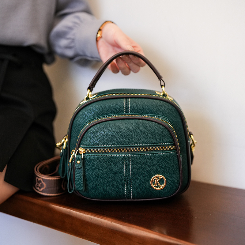 handbag, classic retro lychee pattern women s handbag, multi-pocket multifunctional casual handbag, mom bag, daily commuting bag, mobile phone bag,   style, suitable for commuting, traveling, shopping Product details 0