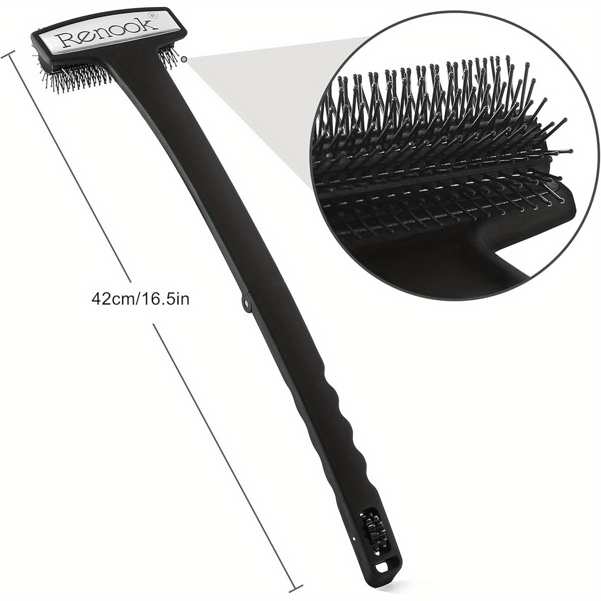 back scratcher for men 16   scratcher extendable bristled scratching head body brush long folding handle with massage rollers labor saving and flexible gift for stop itching Product details 5