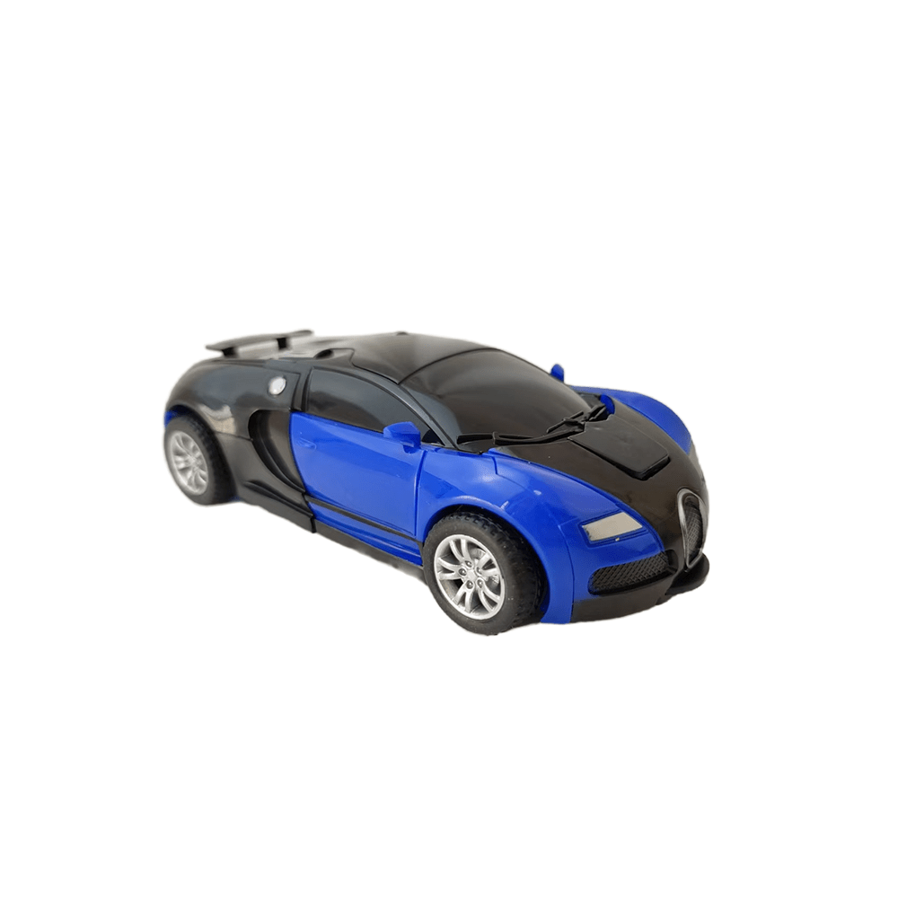 Transforming Toy Car to Robot Convertible - No Batteries Required, Robot & Vehicle Model Suitable for & Collectors - Plastic Transforming Car Robot Toy