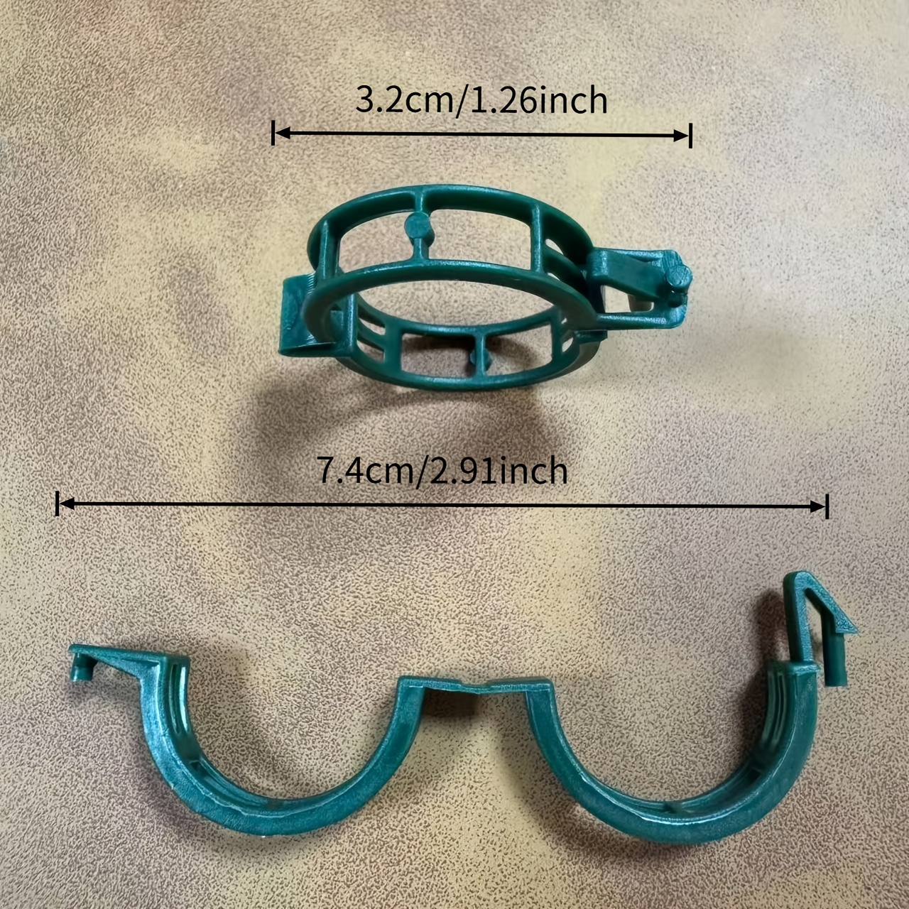 TEMU 250 Tomato Clips For Climbing Plants, Plastic Trellis Plant Support Clips, Suitable For Gardens, Reusable Clips For Supporting Grape, Tomato