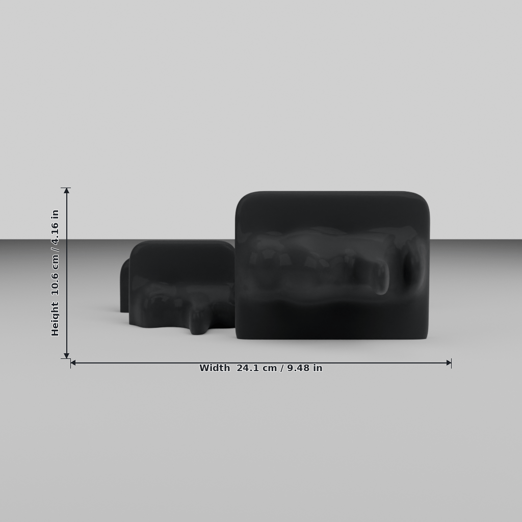 TEMU Estantería flotante de 1 pieza con goteo derretido, creativa, irregular y multicapa para pared