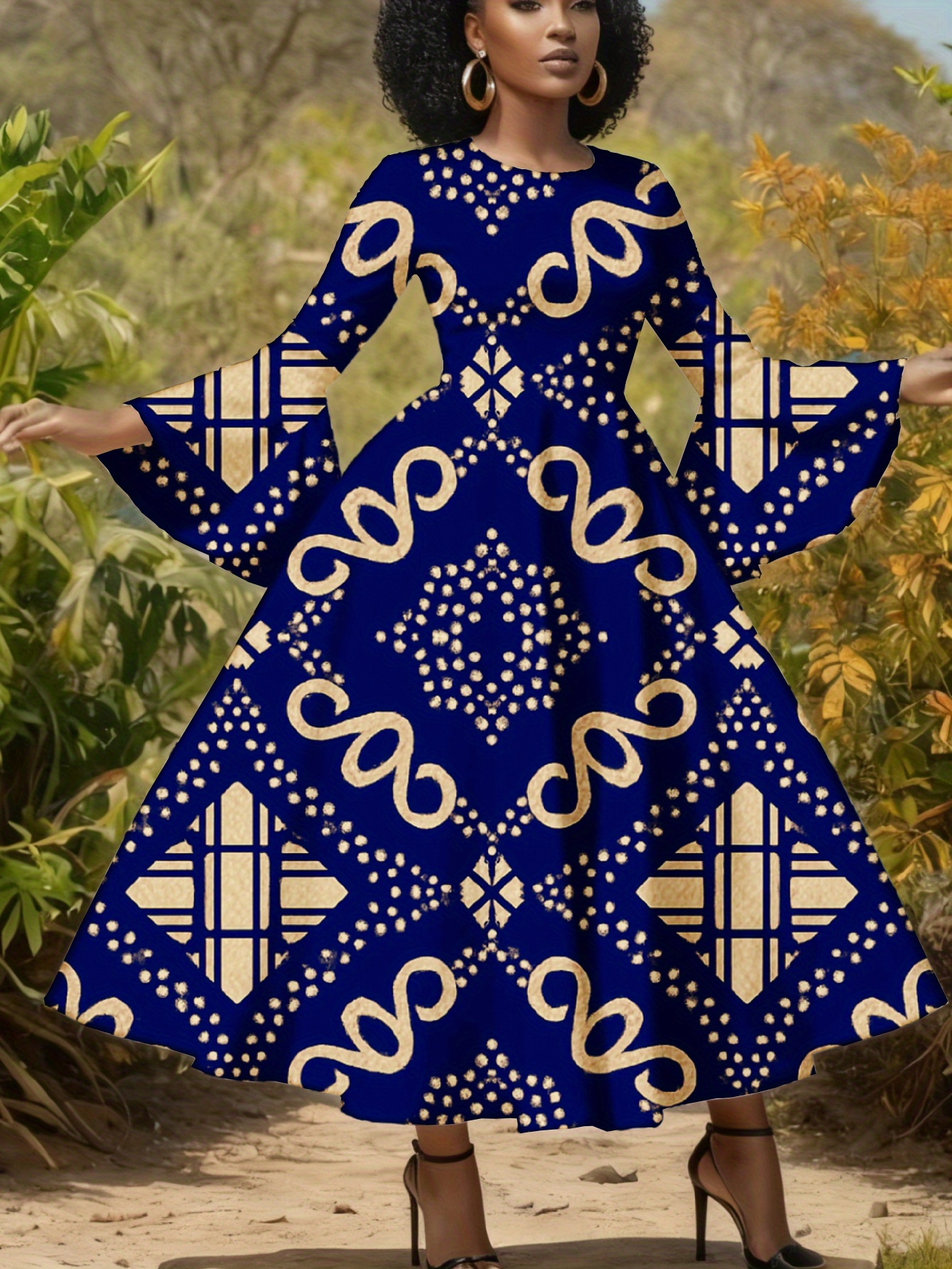 royal blue dresses for women sold on Temu United States