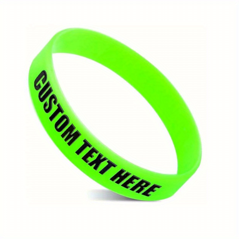 77pcs Custom Silicone Bracelets, Gift for Her