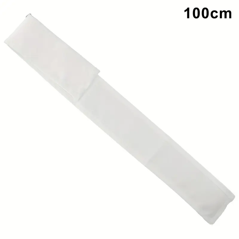 1pc White Radiator Cover - Fit For Heating Pipes & Conventional , & Protection, -on/foolproof Locking System, Durable Pipe Cover For Systems (no Tools Required) Noodpakket