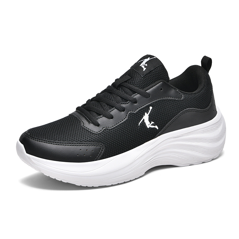 TEMU Plover Men's Low-top Sneakers With Sole & Breathable Mesh - Cushioned Running Shoes Suitable For Gym, , Casual Wear, Round Toe Athletic Footwear