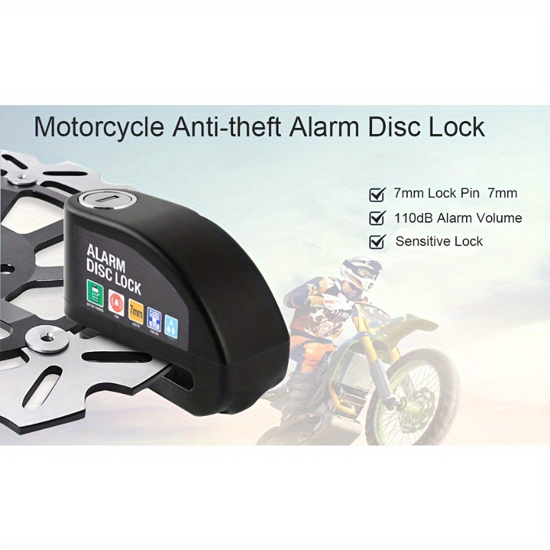motorcycle security lock sold on Temu United States