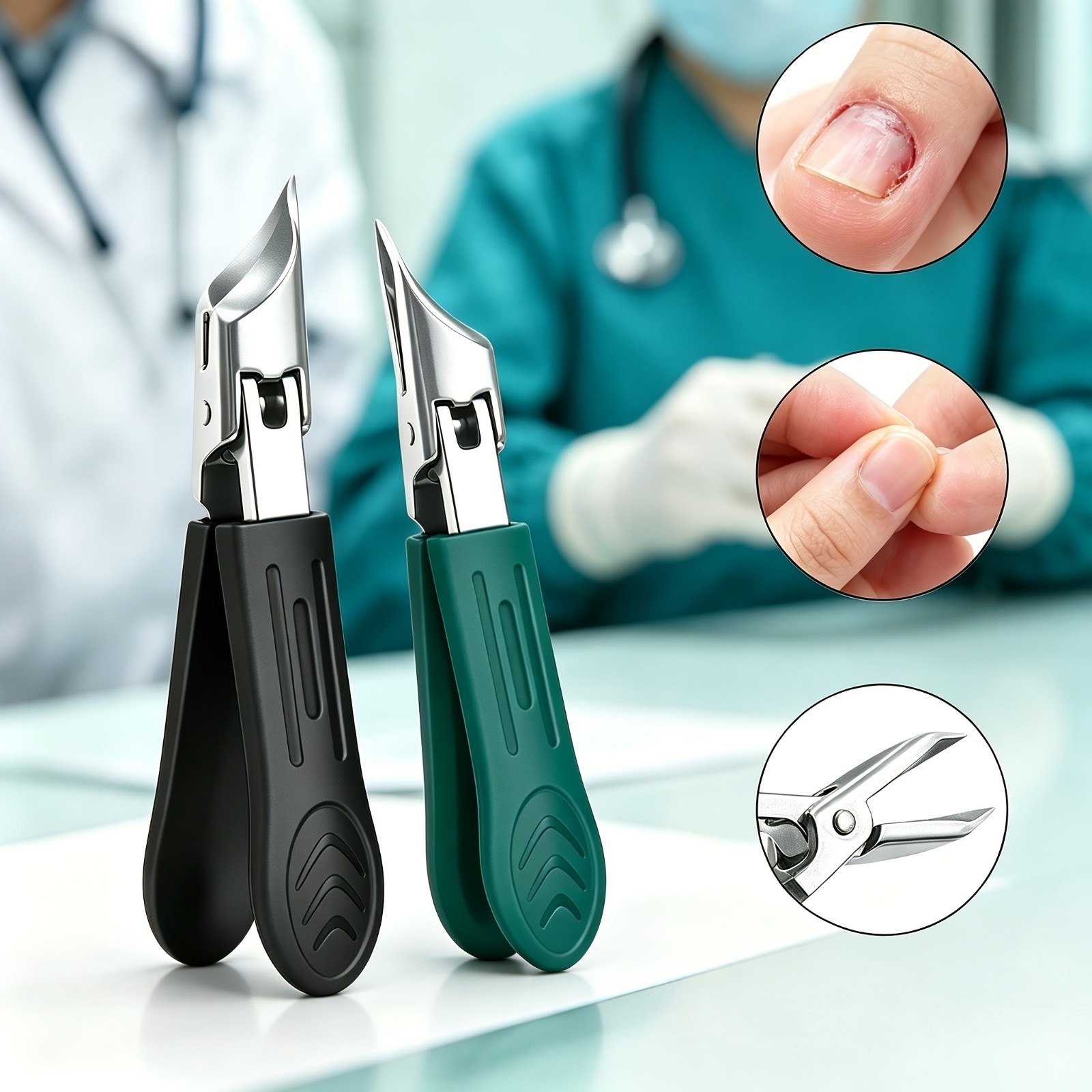 High-Precision Nail Clippers with Random Scenery Card