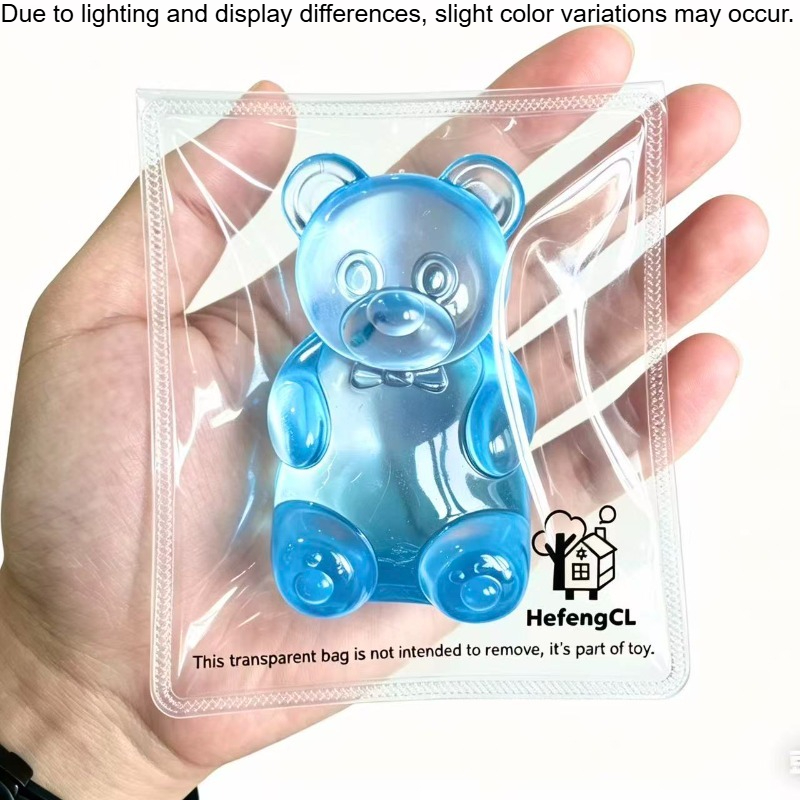 Image of Hefengcl Jelly Bear Toys Suitable For , Slow-rebound Stress Sensory Toys With Gummy Bear Sensory Fidget Toys For Autism, Birthday Gifts, Classroom Rewards (///)
