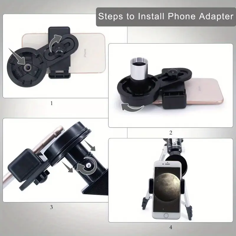télescope astronomique avec adaptateur smartphone - grossissement 150x, de 300 mm, monture trépied robuste pour observation des et planètes - idéal pour adultes, étudiants, astronautes - télescope portable pour maison, observatoire, camping - dastronomie, exploration du ciel , optiques hd, montage stable, compacité optimale, pour aventuriers air détails 1