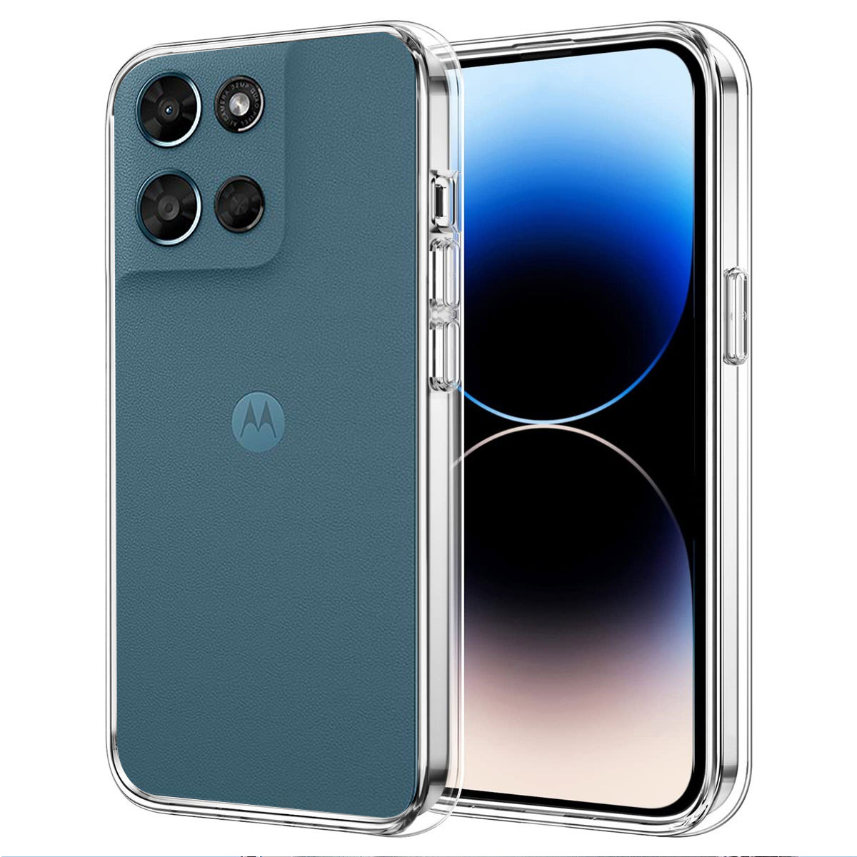 TEMU Coque de téléphone - Une nouvelle coque de protection et transparente en TPU pour Motorola Moto G Play 2026, conçue pour être antichoc et