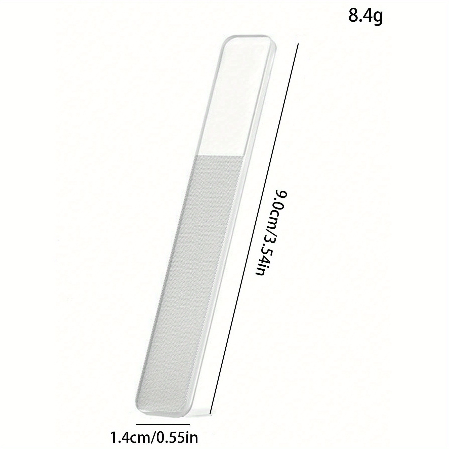 3pcs Professional Glass Nail Files for Manicure