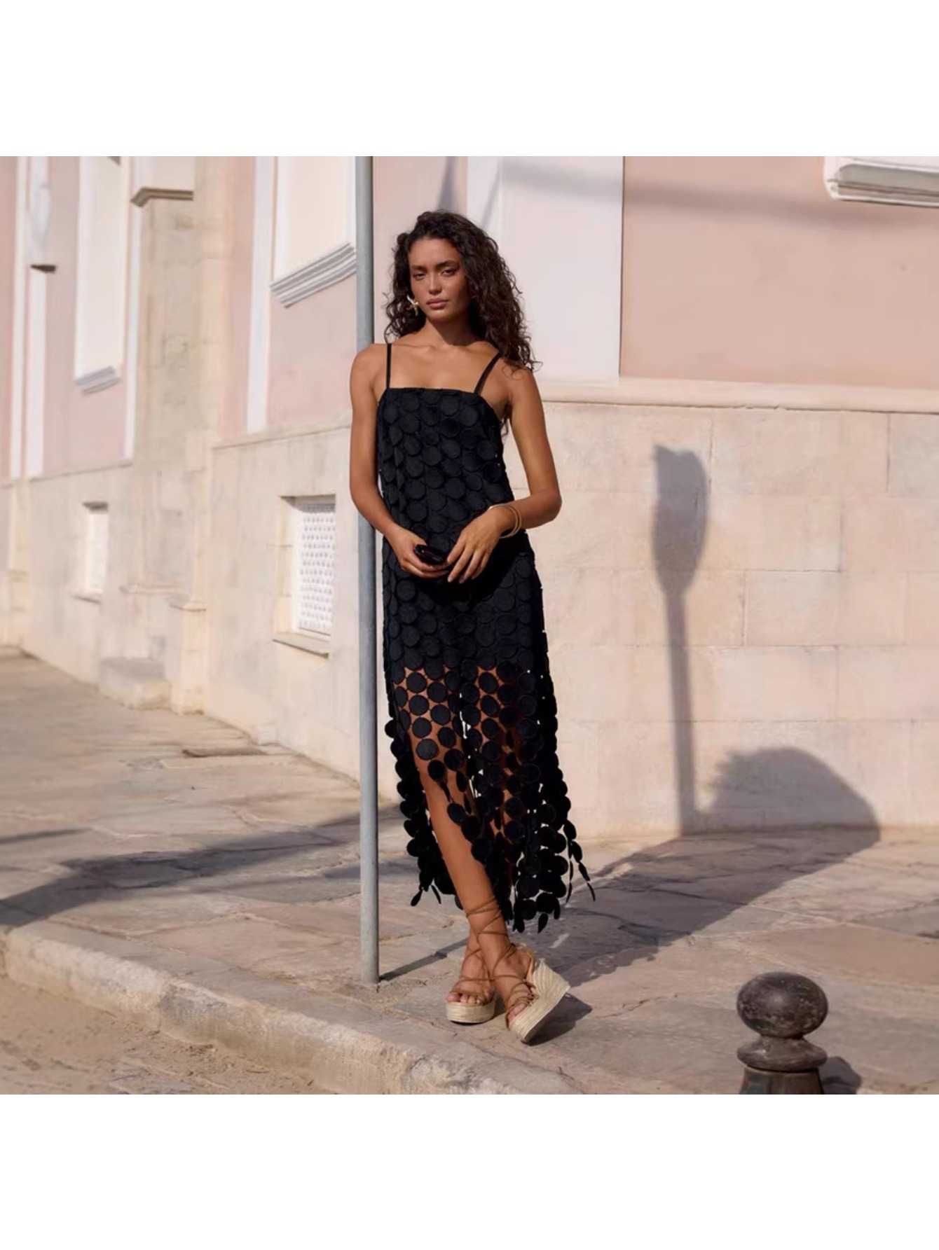 fitted lace wedding dress Lady Black Tie Women's Roan Maxi Dress main image 0
