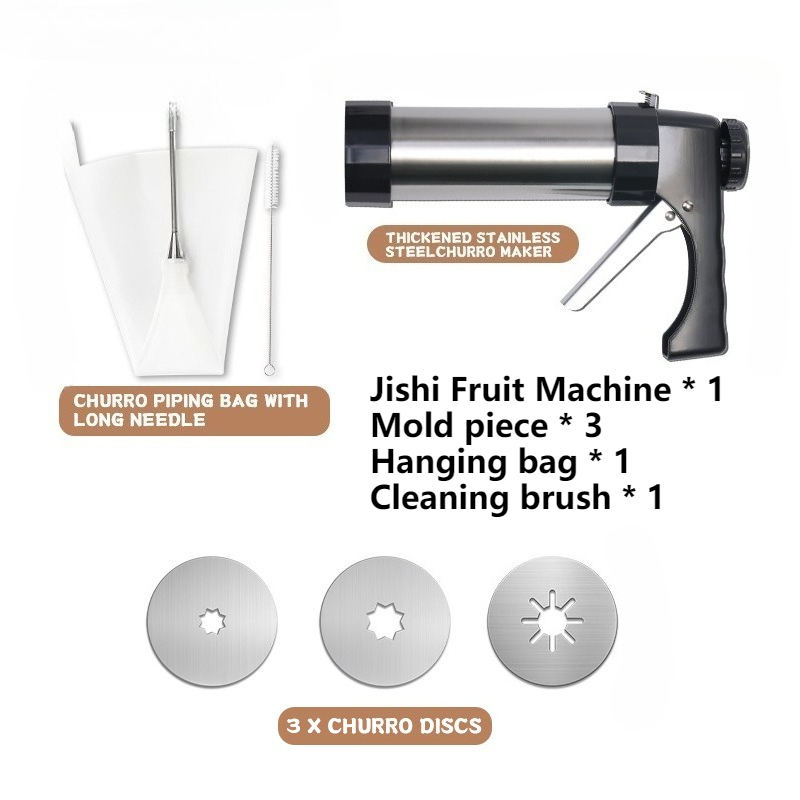 TEMU 1 SET 6-En-1 Máquina para Españoles, Kit Profesional para Hacer , Máquina Española para Frituras y Postres Latinos con Múltiples Moldes | Fácil