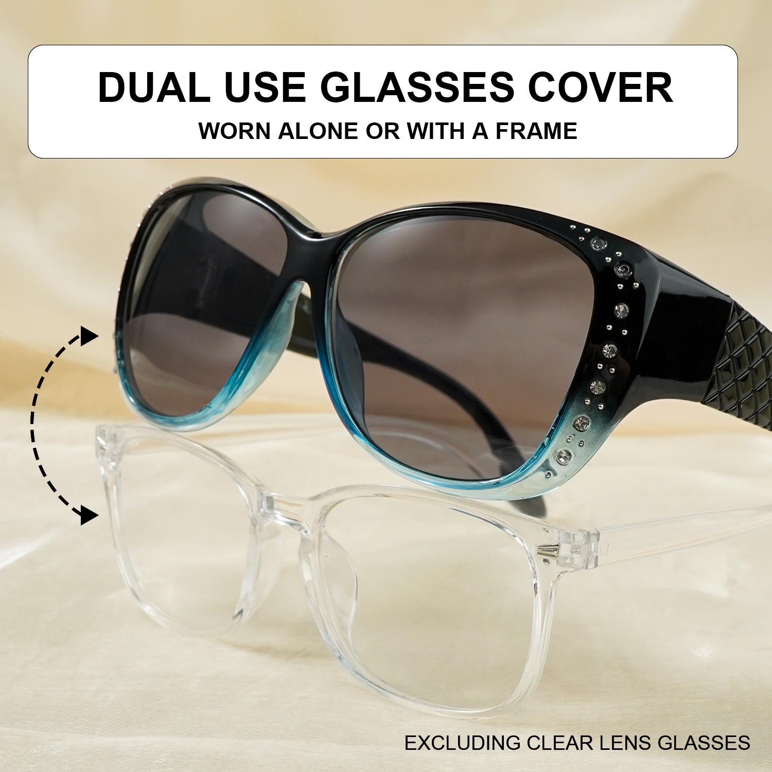 Image of -over Glasses For Women Men, Perfect Gift For Everyday Stylish Additions, Suitable For Party And , Decoration Women Men