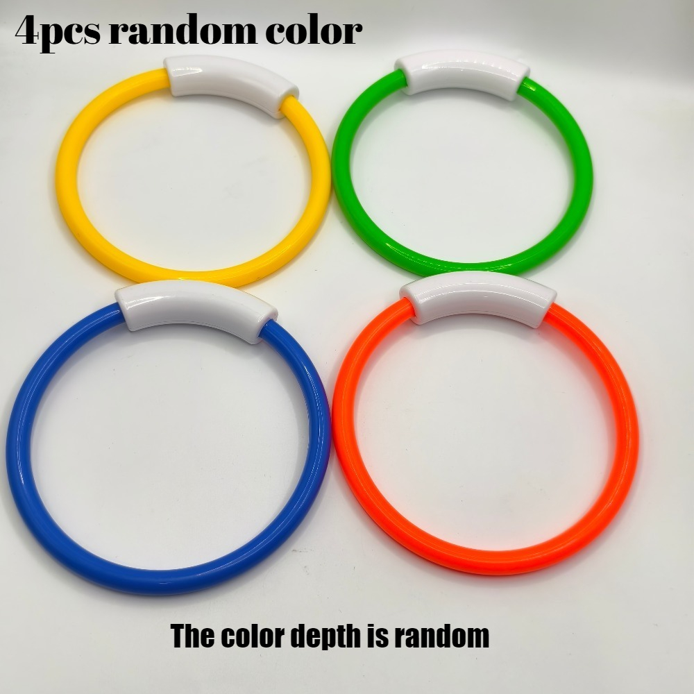 Image of Fun And Trainer Rings For Kids - Colorful Aids Build , Beginner Pool/bath Floating Toys (random Colors)