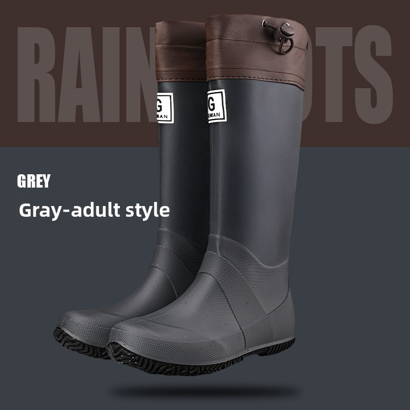 TEMU Japanese Foldable Bird Association Rain Boots - Men's And Women's Couple, Parent-child Style, Rainforest Mountaineering Boots, Anti-slip And