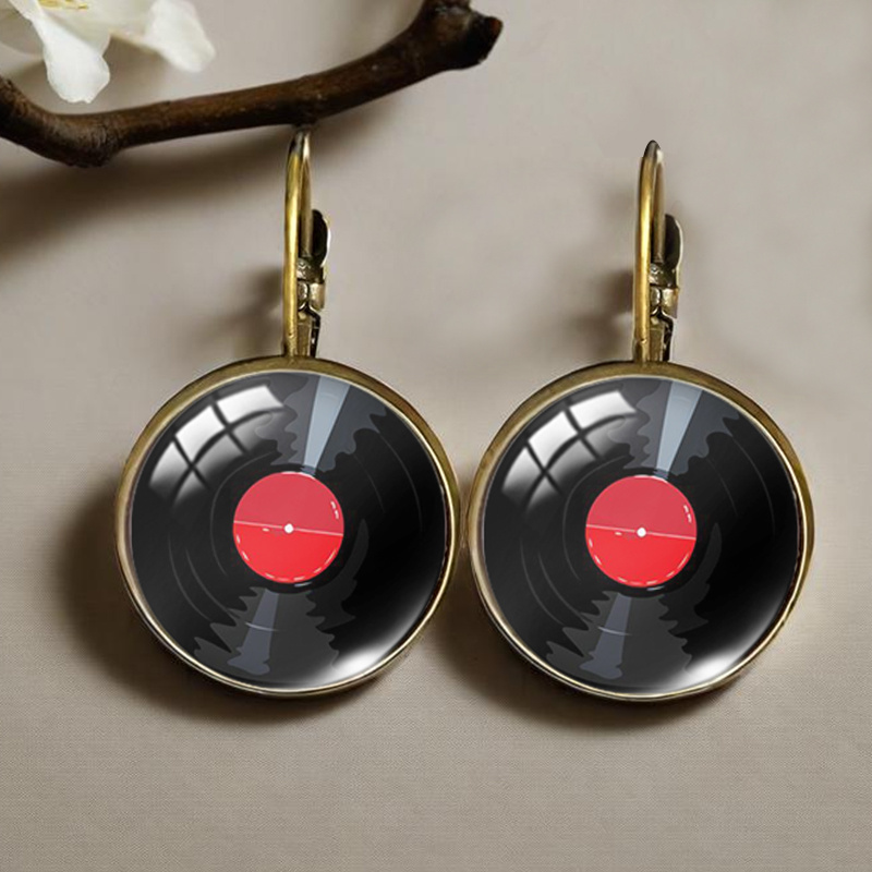 Record Earrings, A Stylish Jewelry Gift For , Without Battery