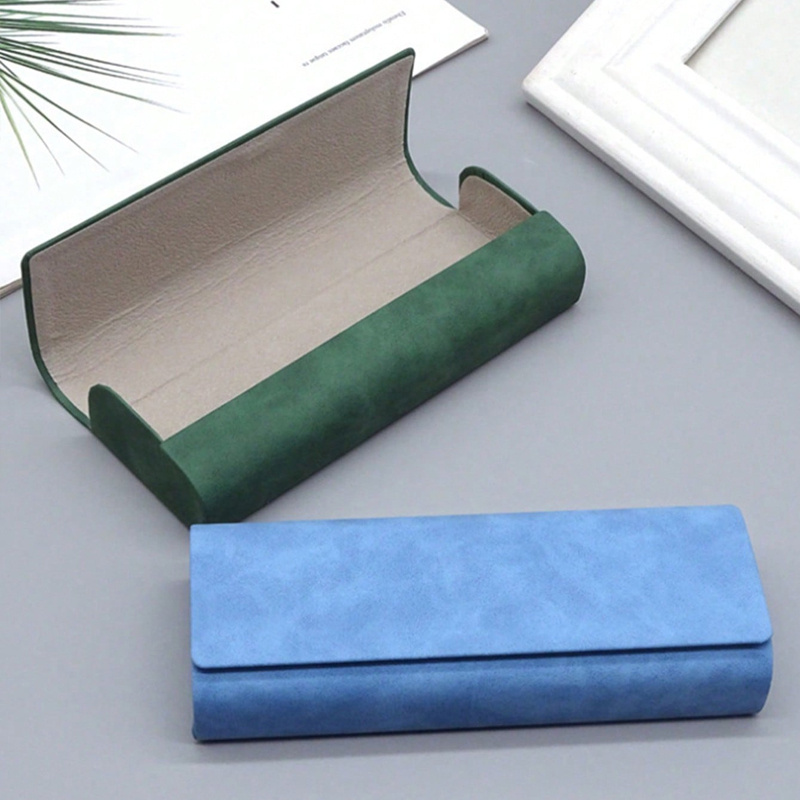 1pc Glasses Storage Box, Customizable PU Material