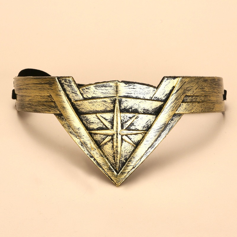 TEMU Authentic Wb/warner . 1pc Wonder Woman Headband Accessory, League Cosplay Costume Prop, Plastic Material, Halloween Cosplay Prop, Perfect