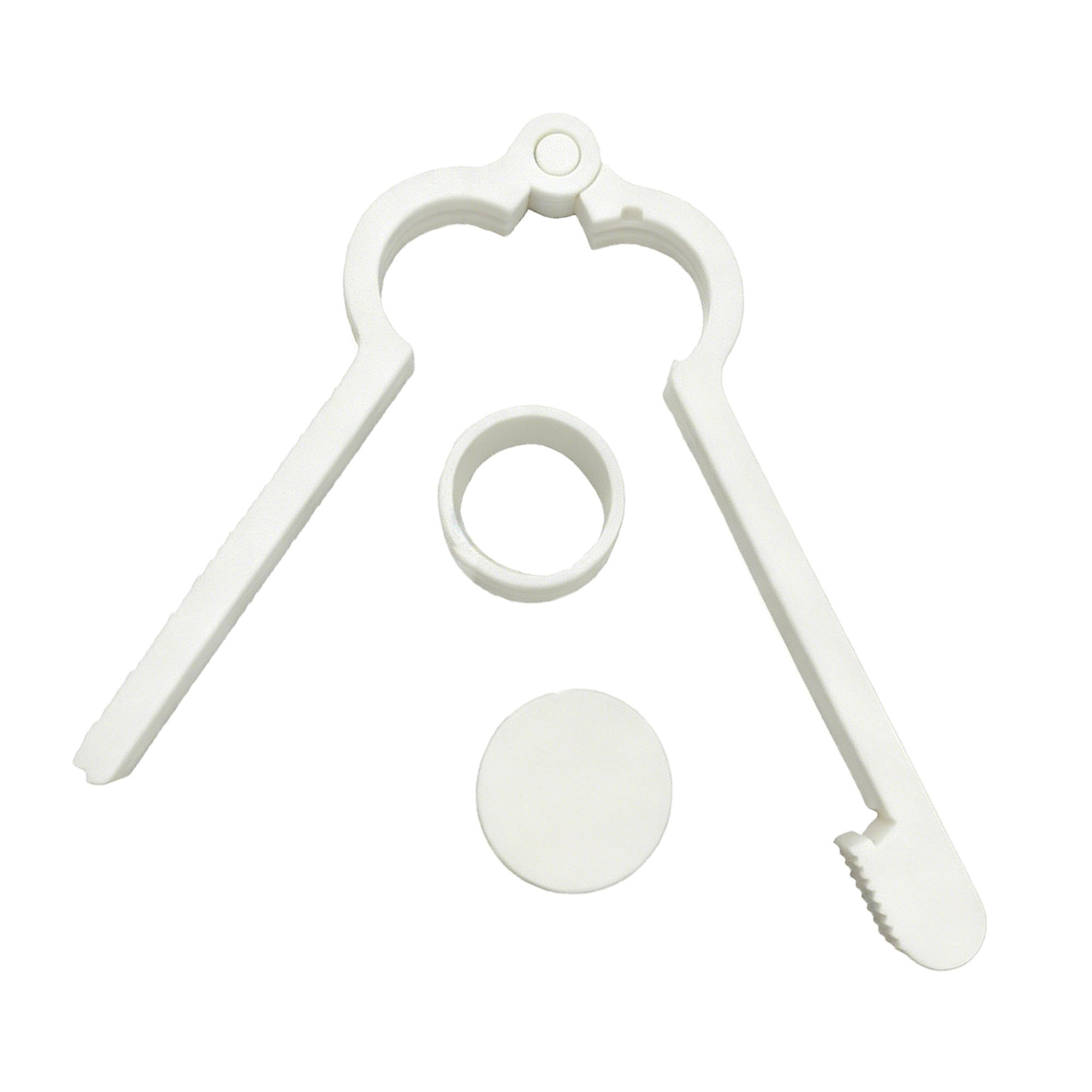 1pc White Food Sealing Clip, Ideal For Sealing Coffee Bags And Daily Packaging Bags, And Prevents Moisture And Dust, Perfect For Kitchen Storage And Food Preservation.