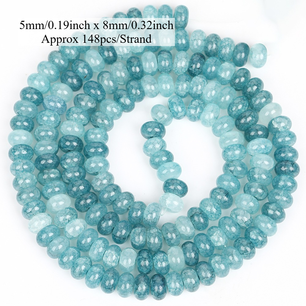 5x8mm 148pcs Natural Stone Beads Multicolor Rondelle Loose Beads For Jewelry Making Diy Necklace Bracelet Earring Accessories Gifts For Women
