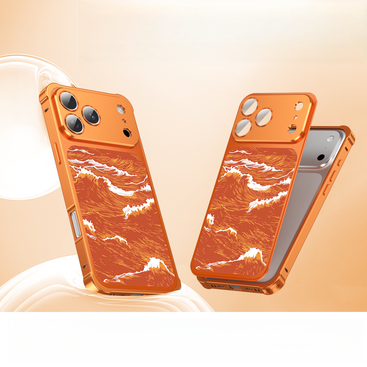 TEMU Phone Case - Suitable For Iphone 17 Pro Max, Ultra-thin, Instantly Into A 17 Metal Frame, 16 Pro Max With Seahorse , -phone Feel, For Iphone 15