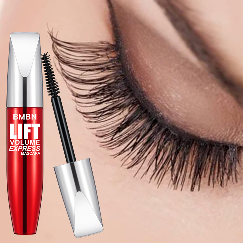 2pcs Black Mascara Long-Lasting Waterproof 24-Hour Volumizing & Curling Fiber Lash Extending Makeup Suitable for All Skin Types Black Mascara