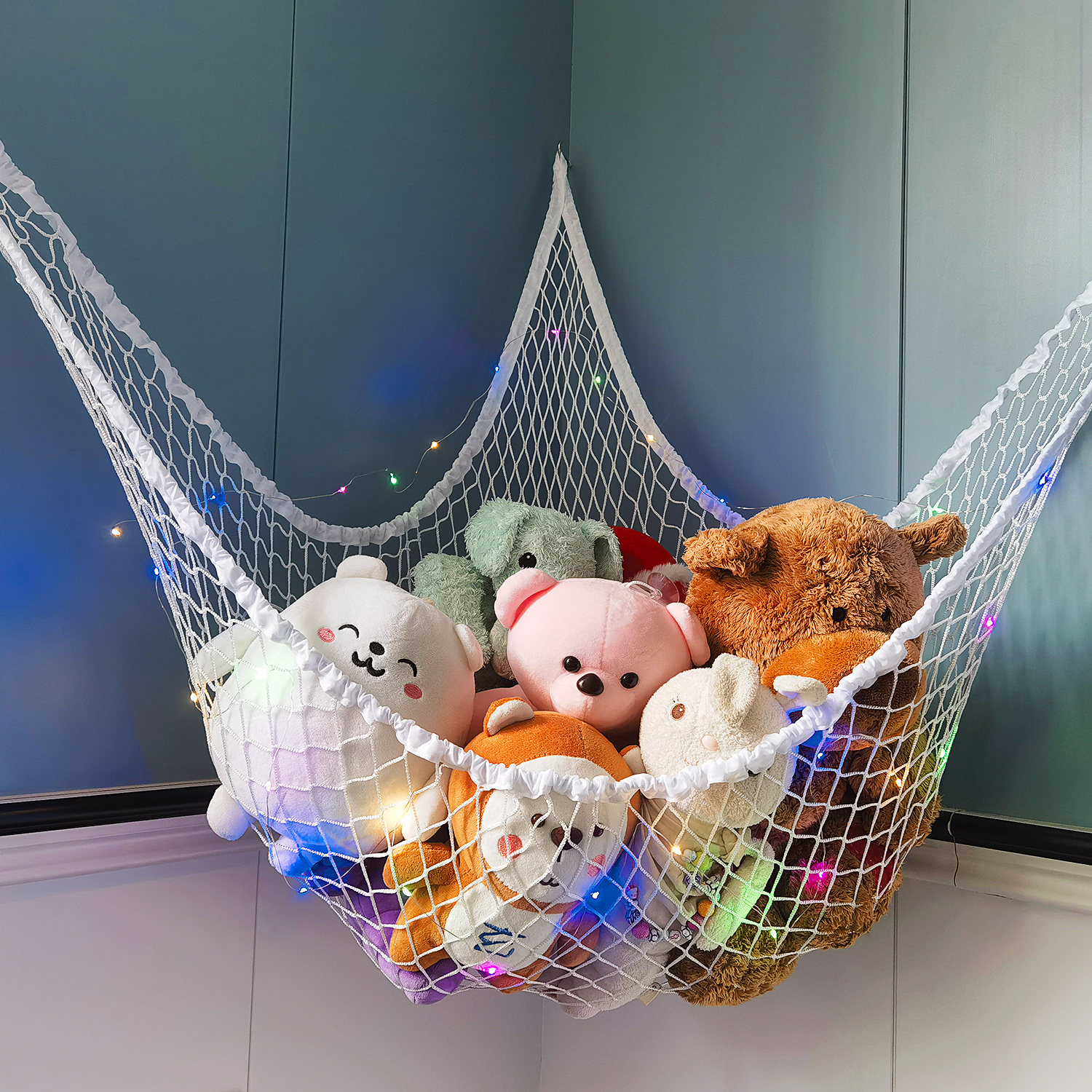 Hammock Mesh Toy Storage Soft Large Toy Hammock Mesh Net Bedroom