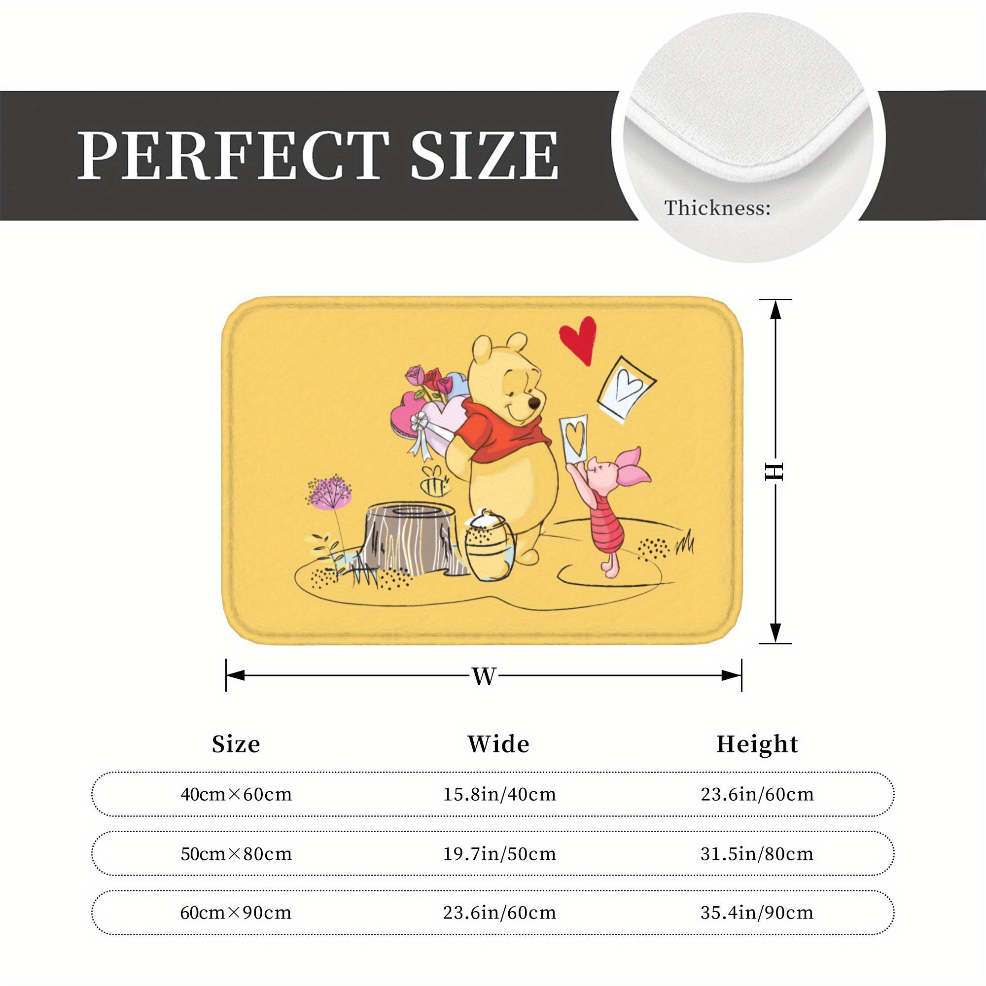           t shirt welcome door mat non slip soft absorbent rubber backed machine washable 50 polyester 50 rubber rectangular shape for doorway details 2