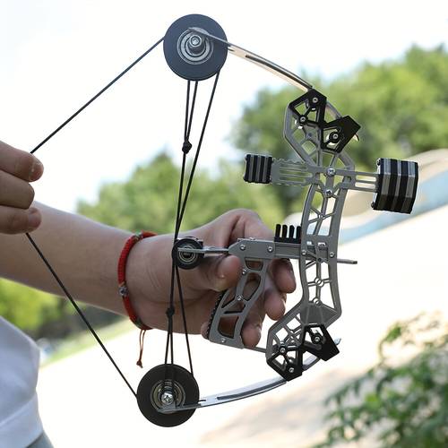8 stainless steel silvery color suitable for beginners practicing archery stress relief archery set for unisex holiday gift