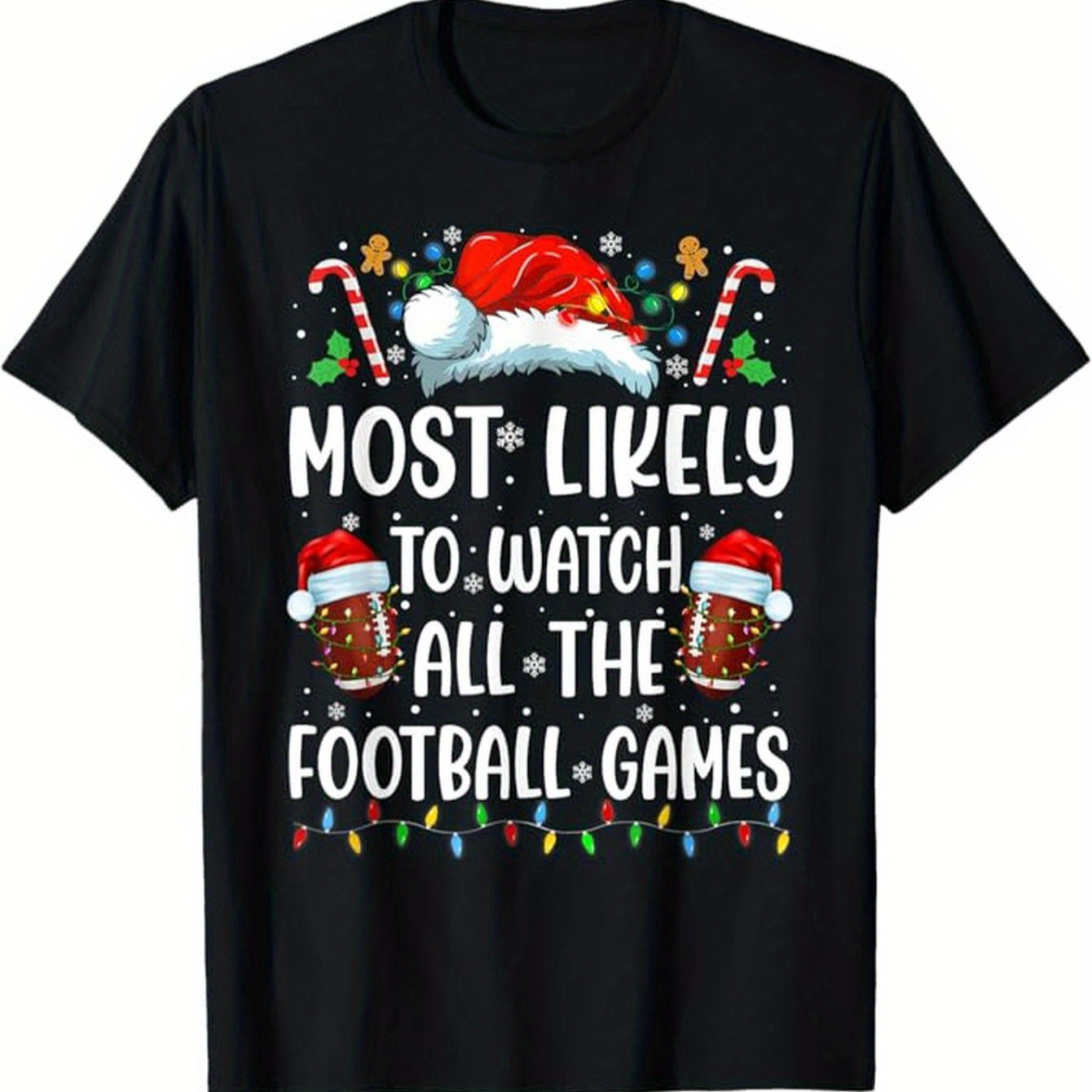 

Home | Family Christmas T-shirt - 100% Cotton, Football Games Design, Short Sleeve, Round Neck - Men And Women, Christmas Shirts For Couples